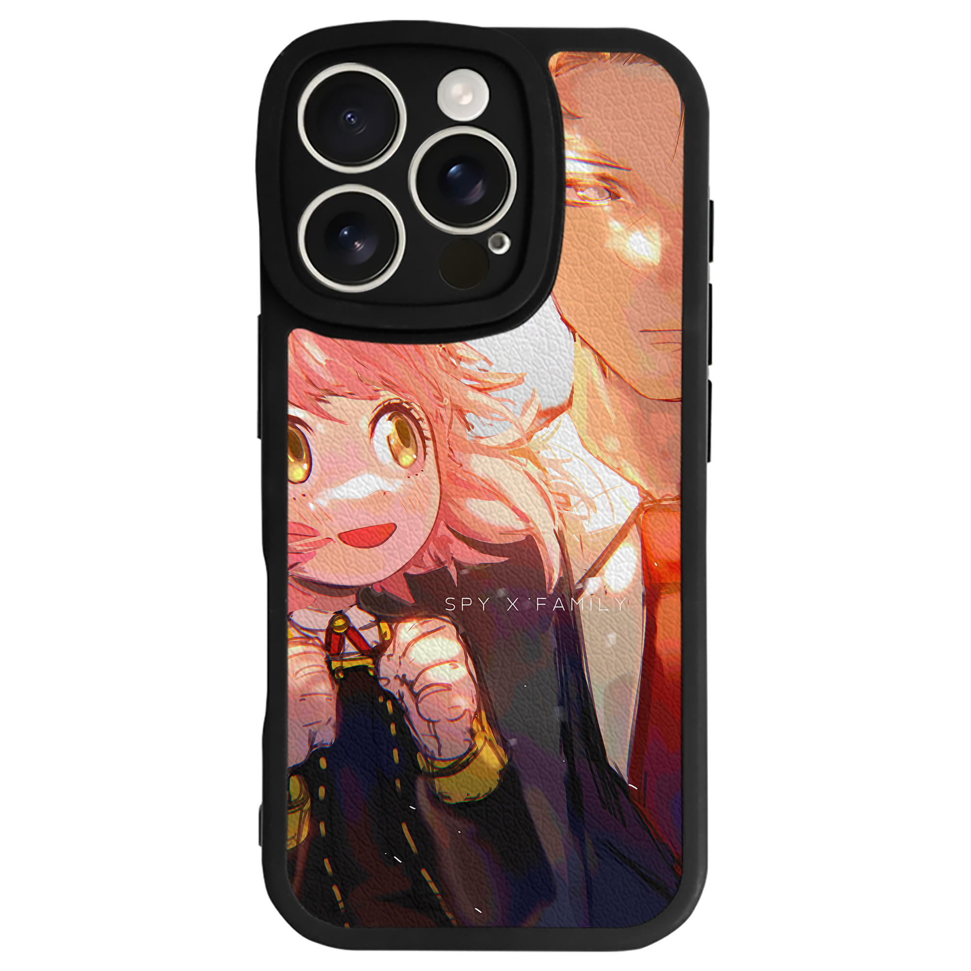 （画像用） SPY×FAMILY间谍家家酒 【iPhone 16シリーズ対応】シリコンスマホケース（レザー調） 材質：シリコン